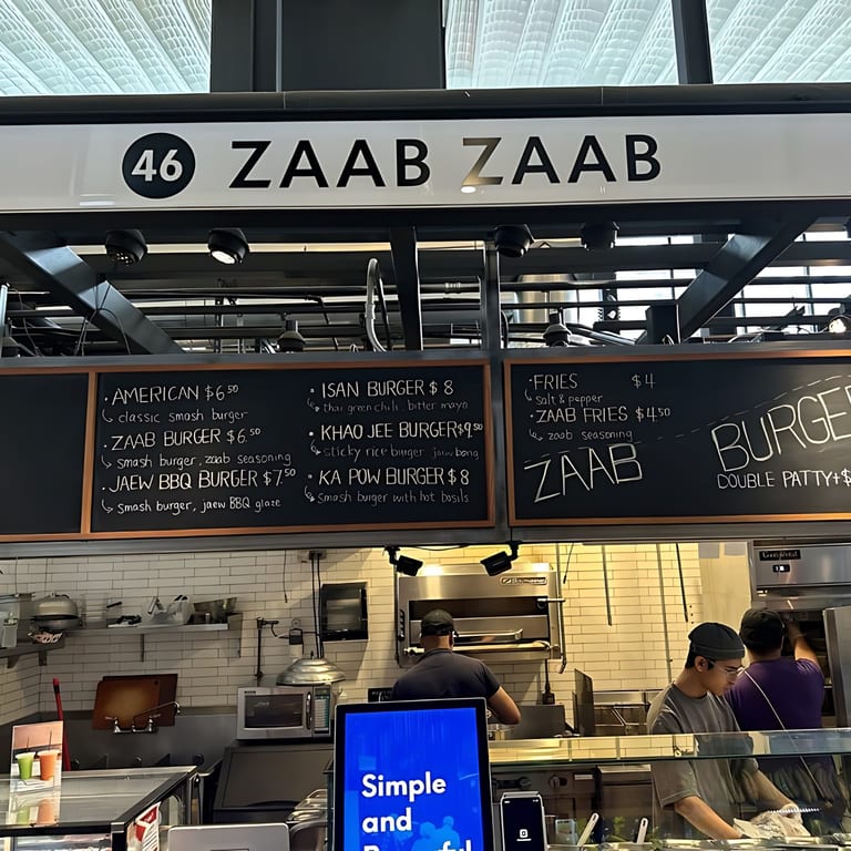 Welcome To Zaab Burger On Essex Street, New York